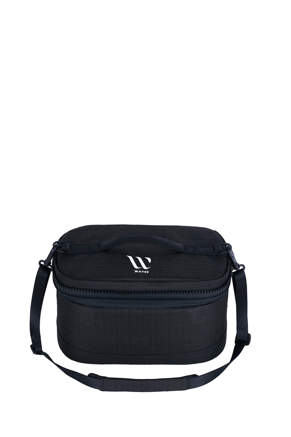 Wayks Cube Camera Cooler Bag black Front Closed#colour_black
