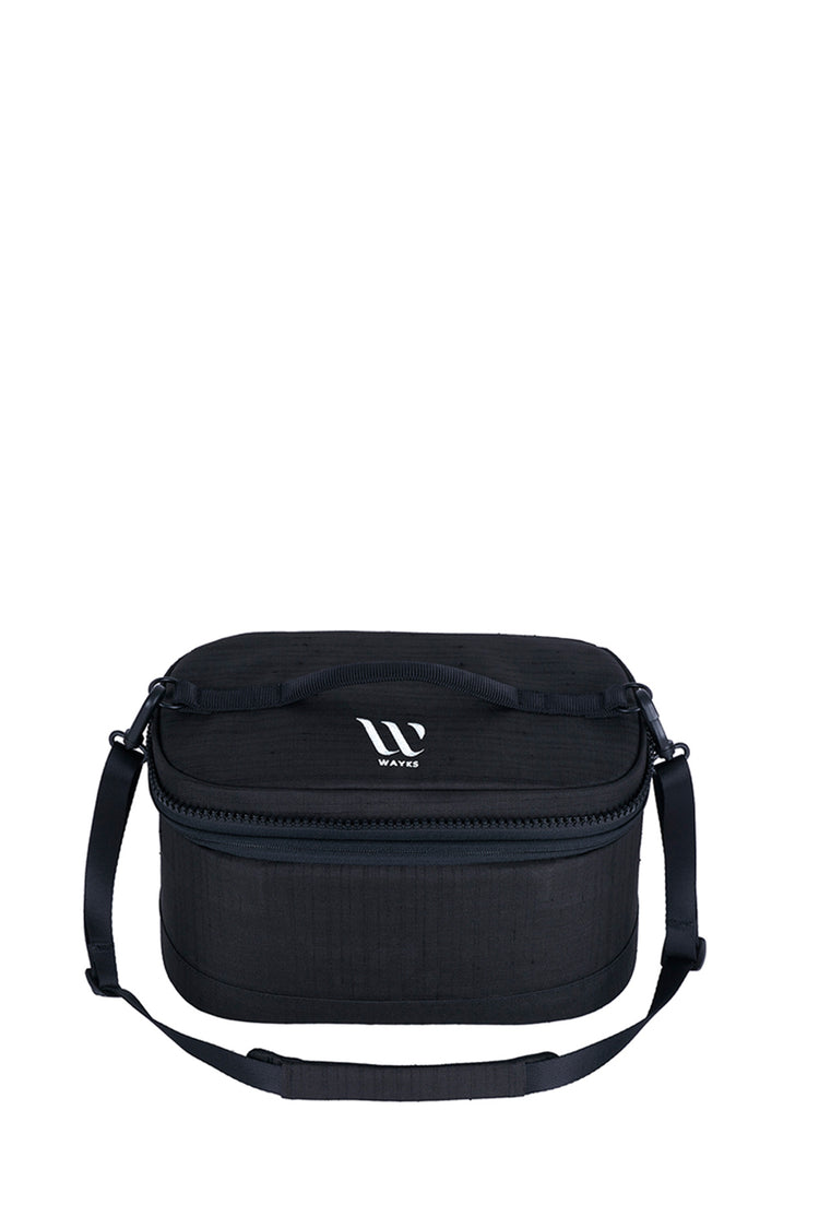 Wayks Cube Camera Cooler Bag black Front Closed#colour_black