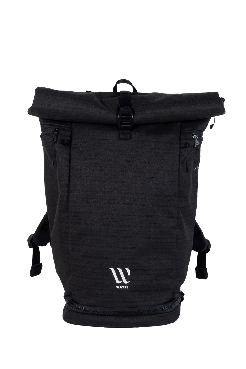 WayksOne Day Pack Compact black Front#colour_black