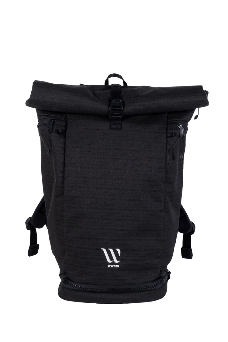 WayksOne Day Pack Compact black Front#colour_black