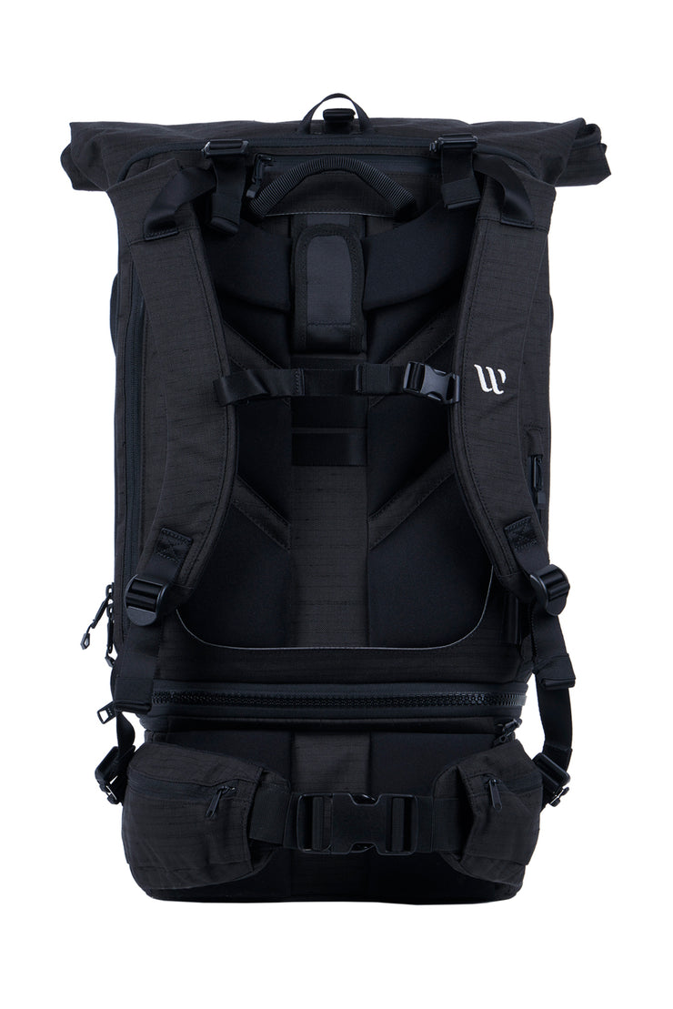 WayksOne Travel Backpack Original black Back