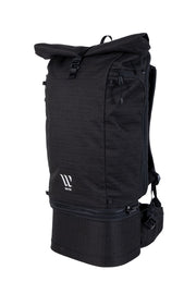 WayksOne Travel Backpack Compact black Angled#colour_black
