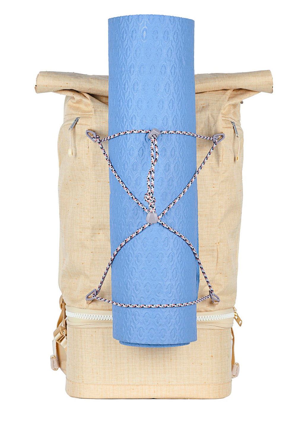 Wayks Mat Strap Yoga Mat on Backpack