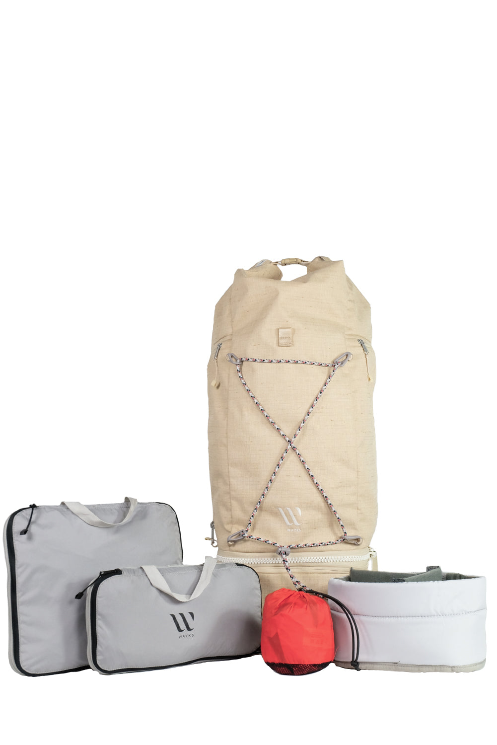 WayksOne Travel Bundle Compact Sand Front