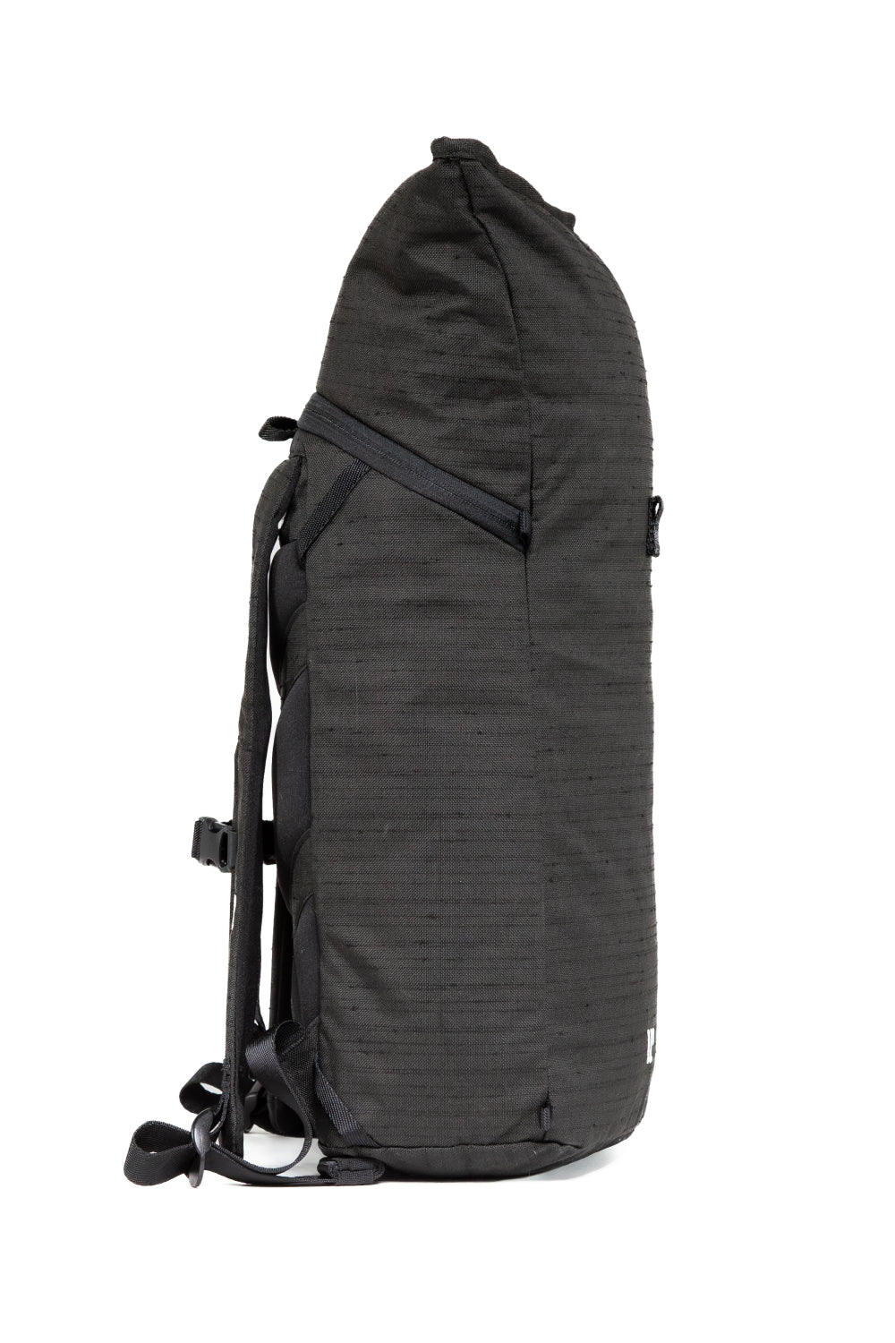 Wayks Day Pack Mini black Side Unrolled#colour_black