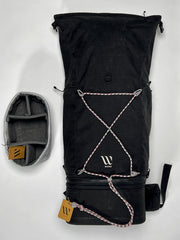 Adopt 23-06: Travel Backpack Original Black with defects + accessories