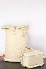 Adopt 22-20: Travel Backpack Original Sand with stains