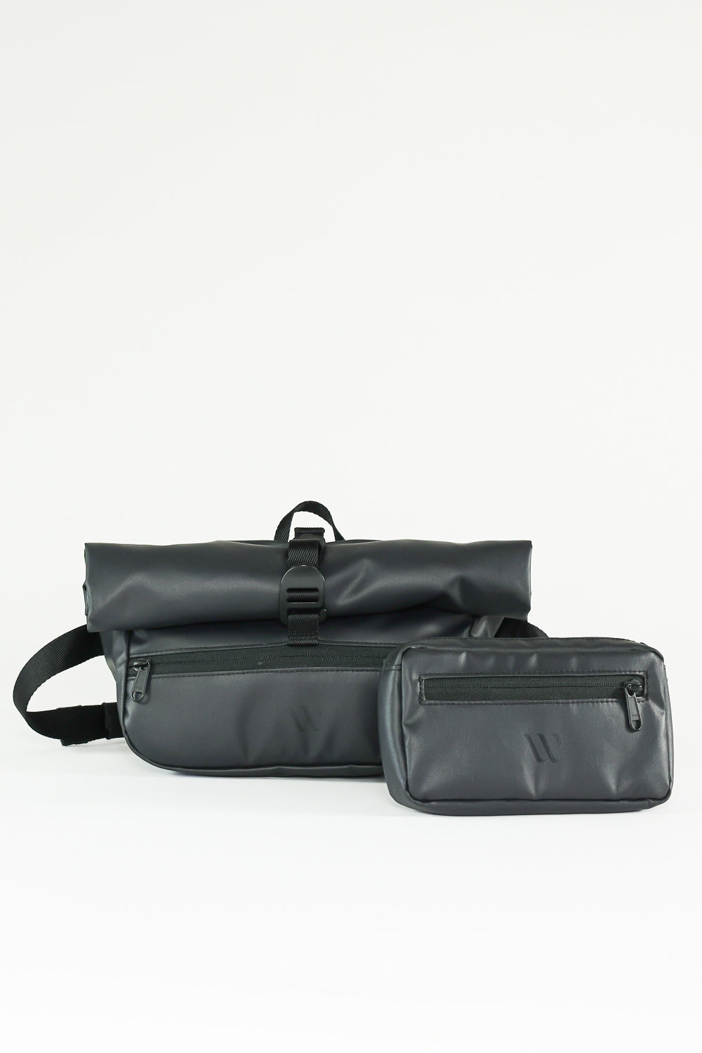 Wayks Sling Combo black Front#colour_sleek-black