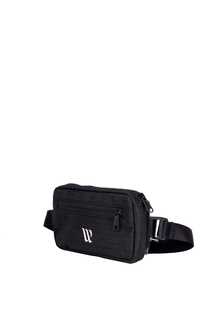 Wayks Sling Mini black Front Angled#colour_black