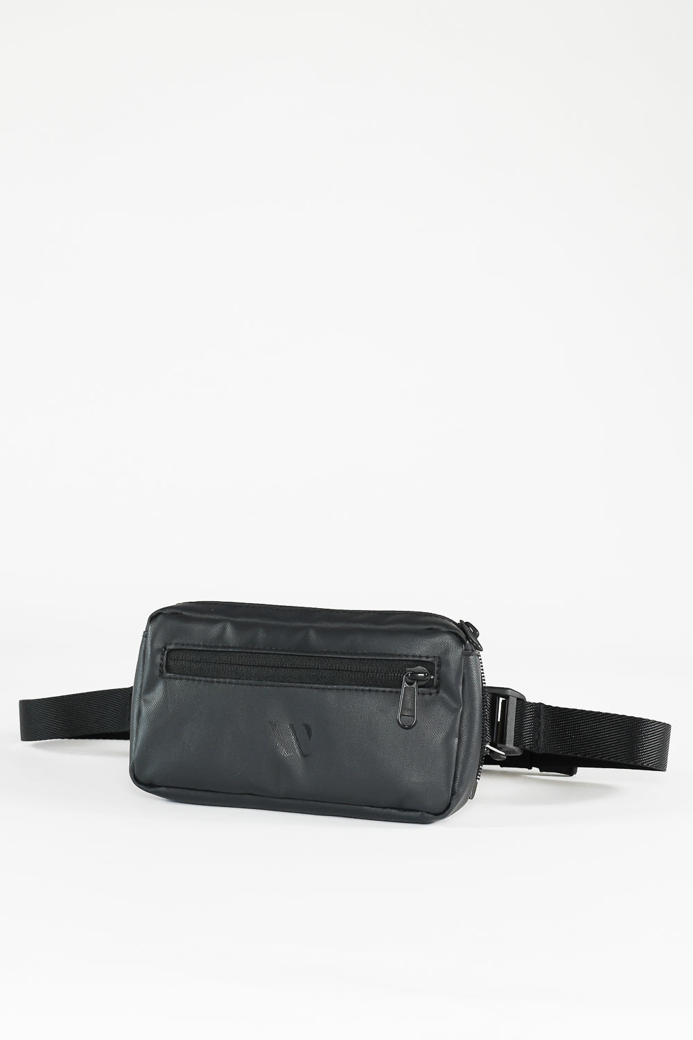 Wayks Sling Mini Sleek Black Front Angled#colour_sleek-black