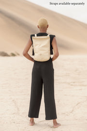 Wayks Sling Sand Backpack Model Female#colour_sand