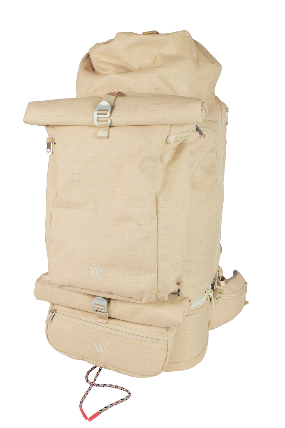 WayksOne Travel Backpack Original Sand Day Pack Mini Sling Attached