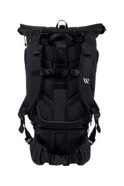 WayksOne Travel Backpack Compact black Back#colour_black