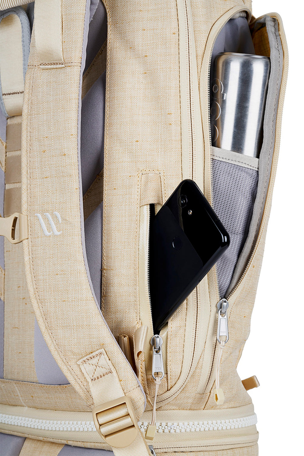 Y travel backpack top