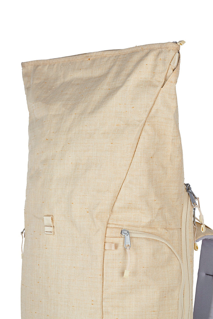 WayksOne Travel Backpack Original Sand Top Filled