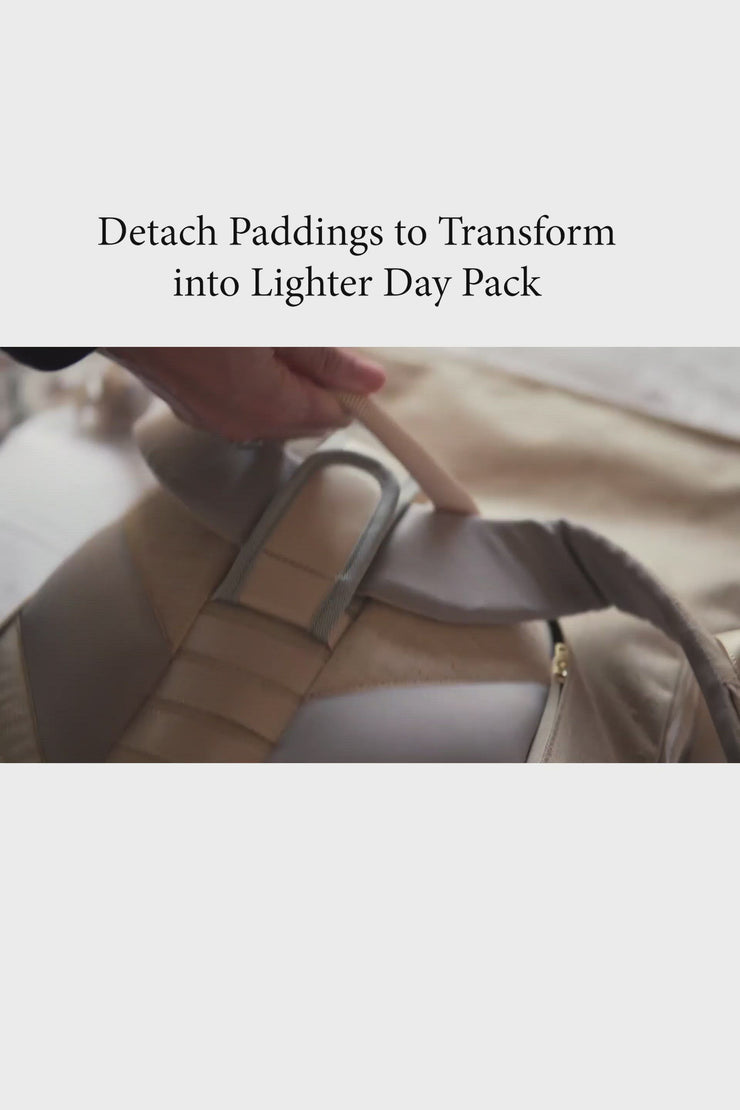 WayksOne Day Pack Compact Sand Back Panel Detachment Video